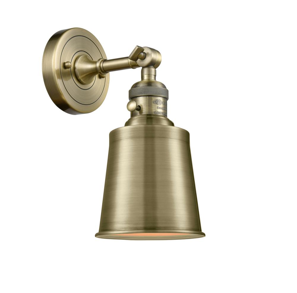 Addison - 1 Light - 5 inch - Antique Brass - Adjustable Sconce