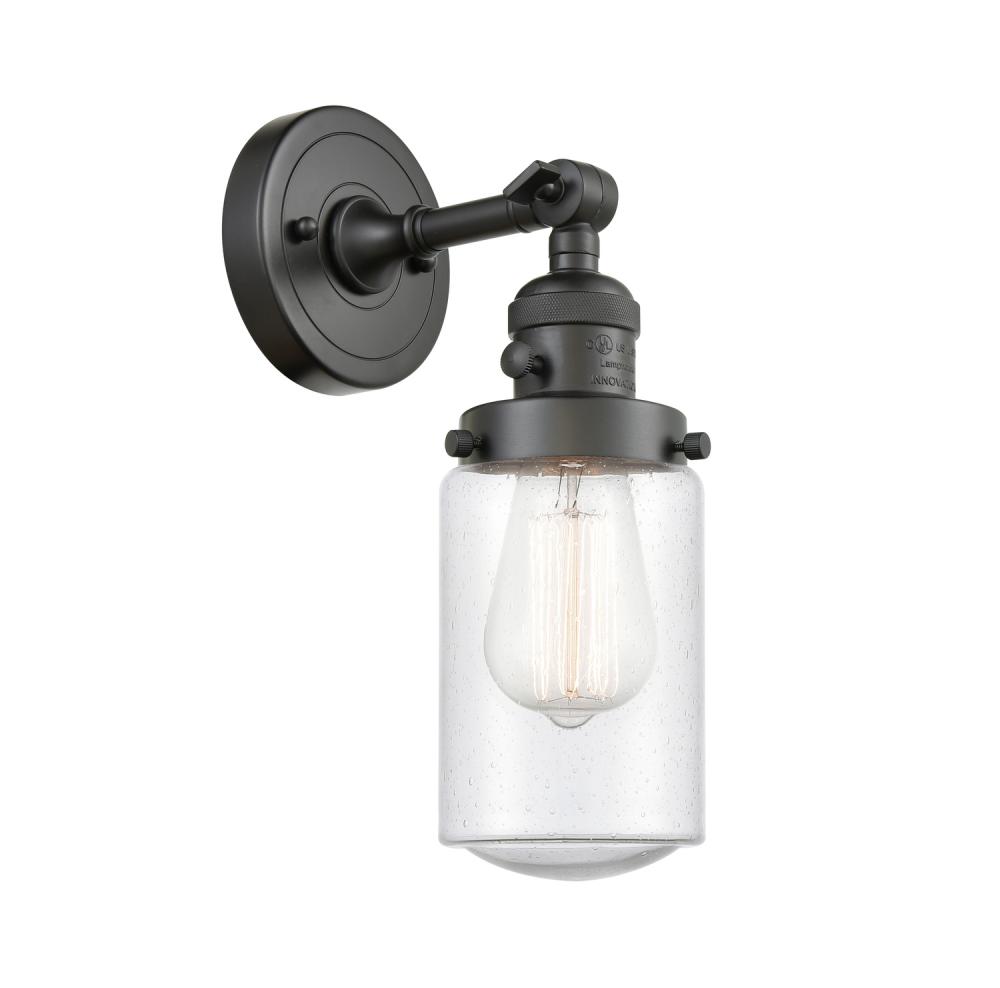 Dover - 1 Light - 5 inch - Oil Rubbed Bronze - Adjustable Sconce