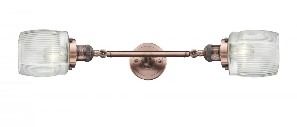Colton - 2 Light - 6 inch - Oil Rubbed Bronze - Adjustable Bath Vanity Light