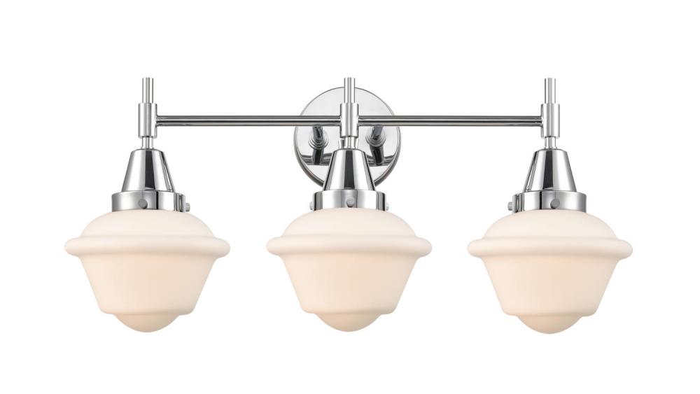 Oxford - 3 Light - 26 inch - Polished Chrome - Bath Vanity Light