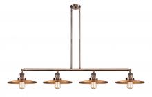 Innovations Lighting 214-AC-MFR-AC-12-LED - Appalachian - 4 Light - 57 inch - Antique Copper - Stem Hung - Island Light